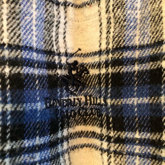 VINTAGE Beverly Hills polo club flannel - Picture 3 of 4